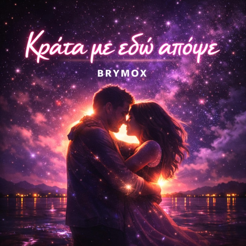 Κράτα με εδώ απόψε single cover by BRYMOX